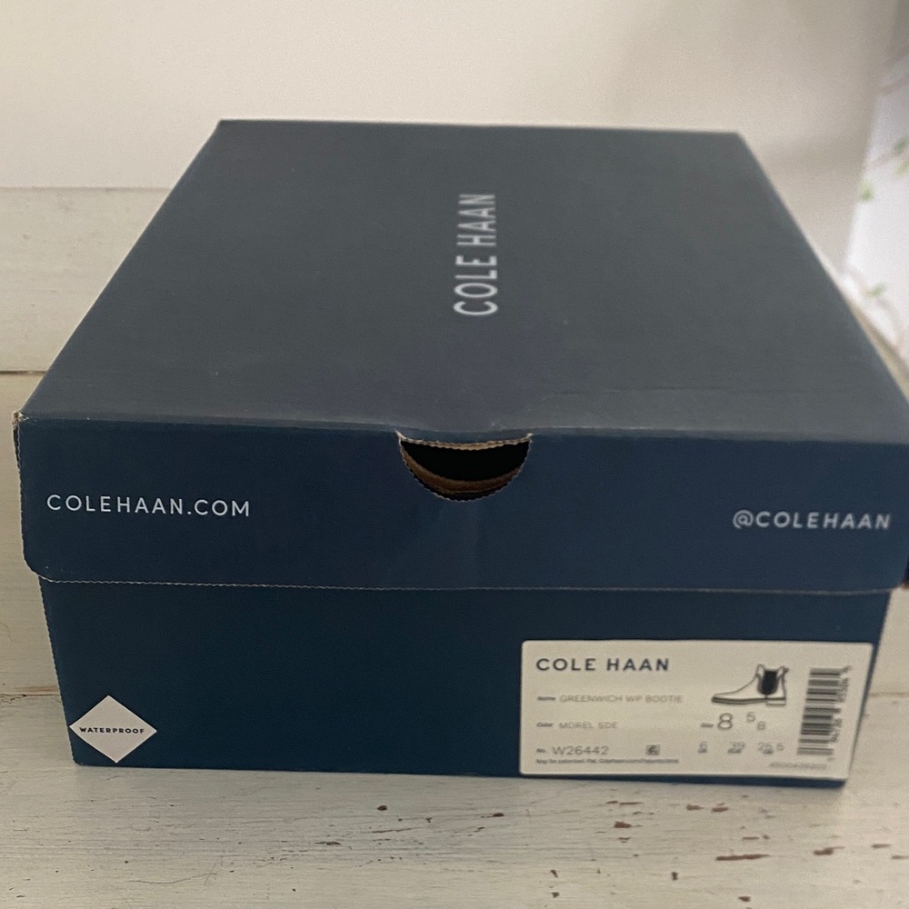 Cole Haan Taupe Suede Chelsea Ankle Boots - Picture 12 of 12